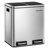 Artikelbild 1 für SONGMICS Mülltrenner 2x 15,0 l edelstahl, 1 St., Artikelnummer 291579