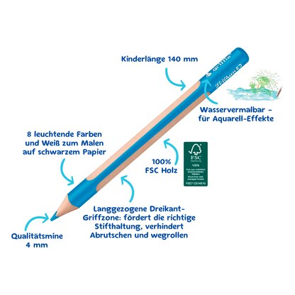 Artikelbild 12 für Pelikan griffix® Buntstifte farbsortiert, 12 St., Artikelnummer 573869