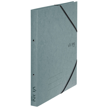 Artikelbild 2 für VON LEITZ Ringbuch 2-Ringe grau 2,5 cm DIN A4, 1 St., Artikelnummer 636138