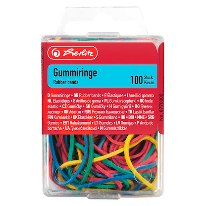 Artikelbild für herlitz Gummiringe farbsortiert, Artikelnummer 801817