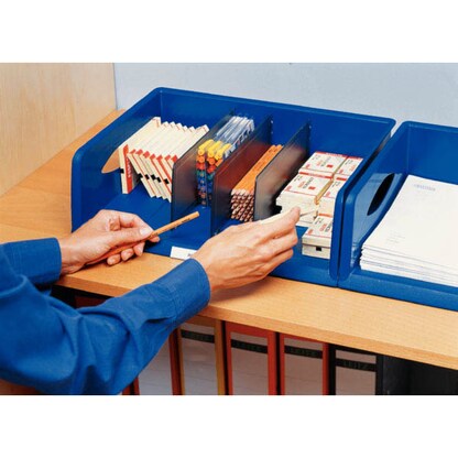 Artikelbild 6 für LEITZ Briefablage Sorty A4 quer blau DIN A4, 1 St., Artikelnummer 907659