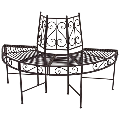 Artikelbild für Garden Pleasure Baumbank Narvi 950386 braun Metall 124,0 cm, Artikelnummer 460004