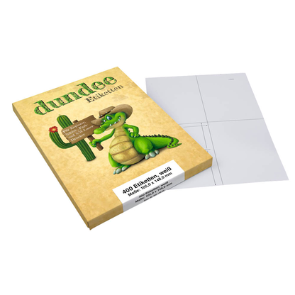 Artikelbild für dundee Etiketten weiß 105,0 x 148,0 mm, 100 Blatt, Artikelnummer 585149