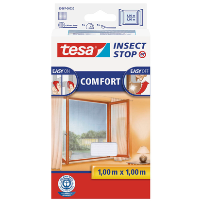 Artikelbild 4 für tesa Fliegengitter Insect Stop Comfort weiß 1,0 x 1,0 m, Artikelnummer 750614