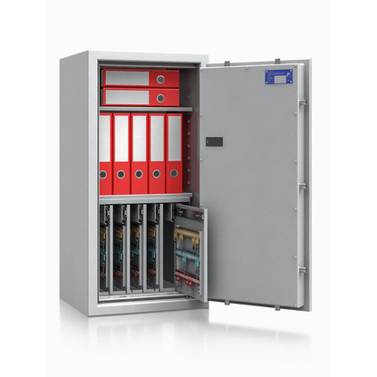 Artikelbild 3 für ISS safe4key Schlüsseltresor lichtgrau mit 280 Haken, Elektronikschloss, 50,0 x 42,0 x 100,0 cm, 1 St., Artikelnummer 849972