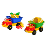 Artikelbild 1 für LKW Kipper mit Eimergarnitur Sandfahrzeug mehrfarbig, Artikelnummer 880317