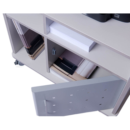 Artikelbild 7 für rocada Bürowagen grau 3 Ebenen 72,0 x 59,0 x 57,5 cm, Artikelnummer 586178