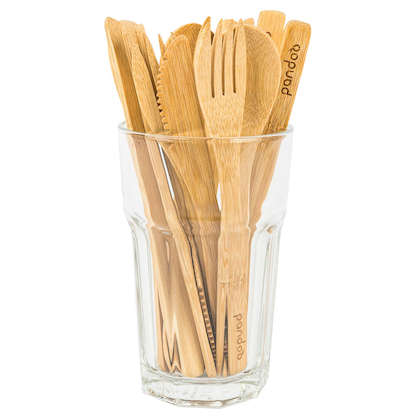 Artikelbild 3 für pandoo Mehrweg-Löffel, Holz, 5 St., Artikelnummer 933198