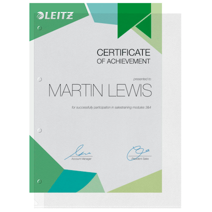 Artikelbild 10 für LEITZ Prospekthüllen 4784 DIN A4 transparent genarbt 0,13 mm, 100 St., Artikelnummer 578666