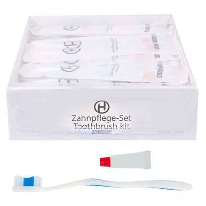 Artikelbild für HYGOSTAR Zahnbürsten Pflege-Set, 50 St., Artikelnummer 741326
