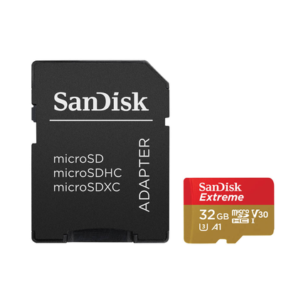 Artikelbild für SanDisk Speicherkarte microSDHC-Card Extrem, 32 GB, 1 St., Artikelnummer 467997