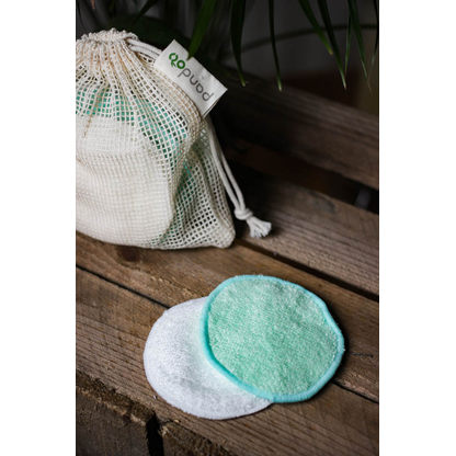 Artikelbild 2 für pandoo Abschminkpads waschbar 1-lagig weiß, 10 St., Artikelnummer 933402