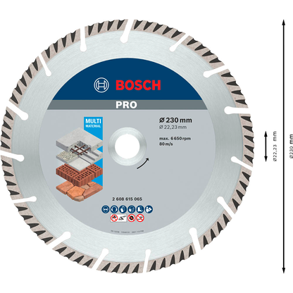 Artikelbild 2 für BOSCH Diamant-Trennscheibe Standard for Universal, 1 St., Artikelnummer 506083