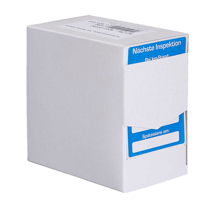 Artikelbild 2 für EICHNER Aufkleber Nächste Inspektion bei, blau/weiß, 250 St., Artikelnummer 703961