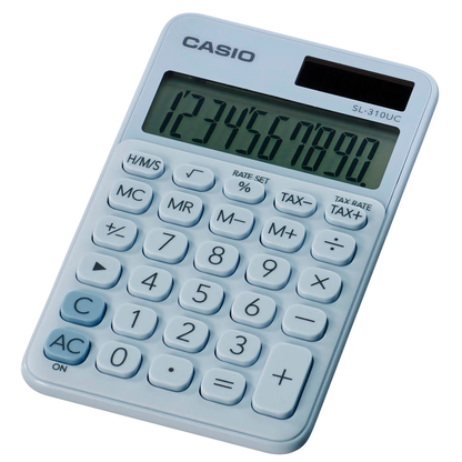 Artikelbild 3 für CASIO SL-310UC Taschenrechner hellblau, Artikelnummer 458164