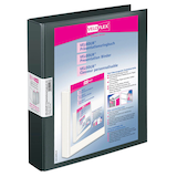 Artikelbild 1 für VELOFLEX VELODUR® Präsentationsringbücher 2-Ringe schwarz 4,6 cm DIN A4, 10 St., Artikelnummer 447458