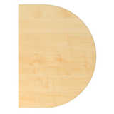 Artikelbild 1 für HAMMERBACHER Anbautisch höhenverstellbar Akandia ahorn, silber halbrund 60,0 x 80,0 x 65,5 - 82,5 cm, Artikelnummer 626388