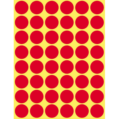 Artikelbild 2 für AVERY Zweckform Klebepunkte 3374 rot Ø 18,0 mm, 1.056 St., Artikelnummer 977470