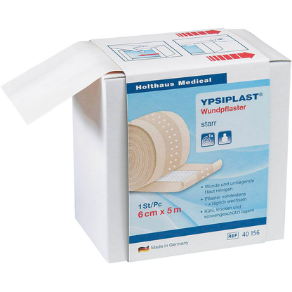 Artikelbild für Holthaus Medical Pflaster YPSIPLAST® 40156 beige 6,0 cm x 5,0 m, 1 St., Artikelnummer 656611