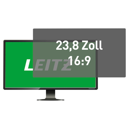 Artikelbild für LEITZ Display-Blickschutzfolie für 60,5 cm (23,8 Zoll), Artikelnummer 452138