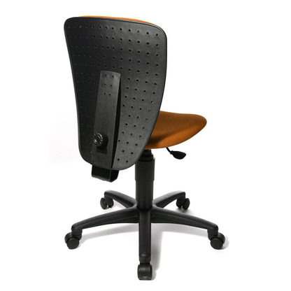 Artikelbild 5 für Topstar Kinderdrehstuhl High S'cool®, 70570 BB40 Stoff orange, Gestell schwarz, Artikelnummer 571471