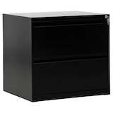 Artikelbild 1 für Gürkan Hängeregistraturschrank schwarz 2 Schubladen 76,0 x 62,0 x 70,0 cm, 1 St., Artikelnummer 562482