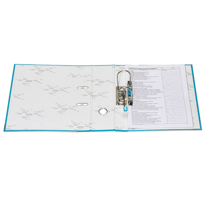 Artikelbild 8 für ELBA smart Pro Ordner türkis Kunststoff 8,0 cm DIN A4, 1 St., Artikelnummer 132027
