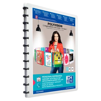 Artikelbild für OXFORD Ringmappe vario-zipp weiß, 1 St., Artikelnummer 354738