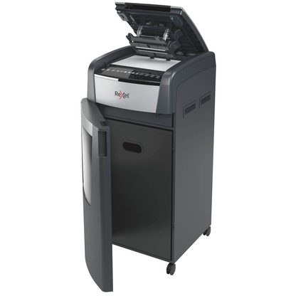 Artikelbild 3 für Rexel Optimum AutoFeed+ 600X Aktenvernichter mit Partikelschnitt P-4, 4 x 28 mm, bis 600 Blatt, schwarz, Artikelnummer 429854