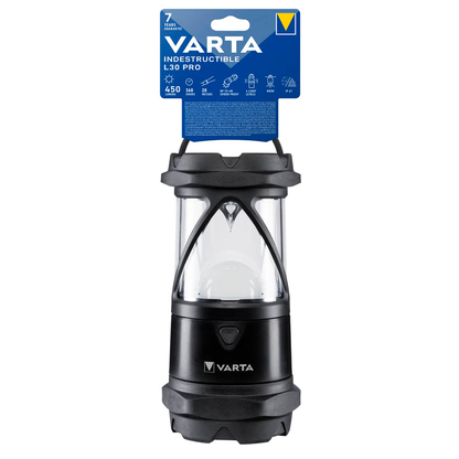 Artikelbild 2 für VARTA Indestructible L30 Pro LED Campinglampe schwarz, 1 St., Artikelnummer 293057