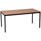 Artikelbild 1 für Gürkan Mehrzwecktisch buche rechteckig, Vierkantrohr schwarz, 180,0 x 80,0 x 75,0 cm, Artikelnummer 824553