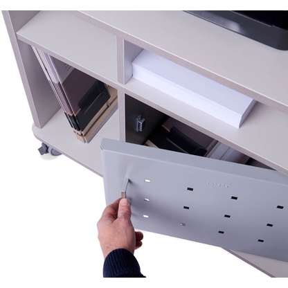 Artikelbild 8 für rocada Bürowagen grau 3 Ebenen 72,0 x 59,0 x 57,5 cm, Artikelnummer 586178