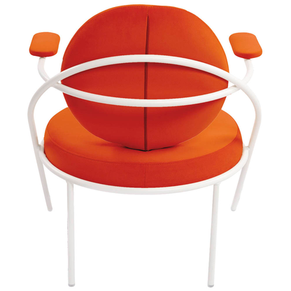 Artikelbild 5 für meet powered by PAPERFLOW Sessel SATURNE rost weiß Stoff 70,0 x 73,0 x 88,0 cm, 2 St., Artikelnummer 230886