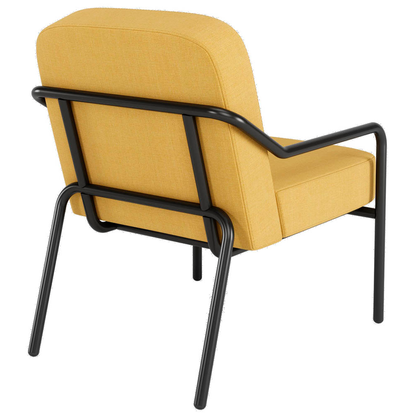 Artikelbild 3 für medso powered by PAPERFLOW Sessel MEDSO M Rund gelb schwarz Stoff 58,0 x 74,3 x 73,6 cm, 1 St., Artikelnummer 522389