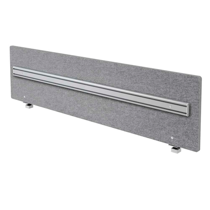 Artikelbild für HAMMERBACHER Tischtrennwand mit Orga-Schiene VARO20/5, grau 199,5 x 50,0 cm, 1 St., Artikelnummer 764587