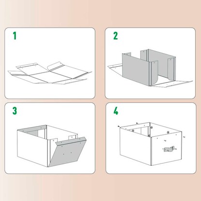 Artikelbild 2 für LEITZ Puro Aufbewahrungsboxen 7,0 l schwarz 20,0 x 28,0 x 15,0 cm, 2 St., Artikelnummer 669699