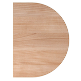 Artikelbild 1 für HAMMERBACHER Anbautisch höhenverstellbar QA60 nussbaum, silber halbrund 60,0 x 80,0 x 65,5 - 82,5 cm, Artikelnummer 861183