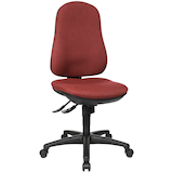Artikelbild 1 für Topstar Bürostuhl Support SY, 8550 G27 Stoff rot, Gestell schwarz, Artikelnummer 640476