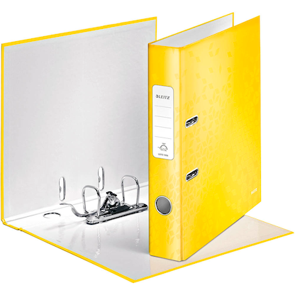 Artikelbild 2 für LEITZ Ordner gelb Karton 5,0 cm DIN A4, 1 St., Artikelnummer 911014