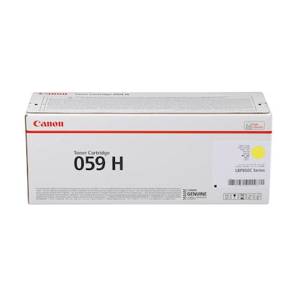 Artikelbild 2 für Canon 059 H gelb Toner, Artikelnummer 996728