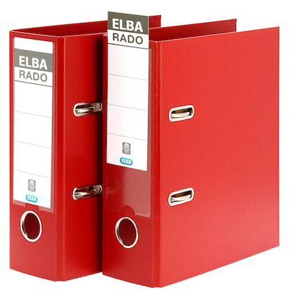 Artikelbild 3 für ELBA A5 Hochformat Ordner rot Kunststoff 7,5 cm DIN A5 hoch, 1 St., Artikelnummer 116640