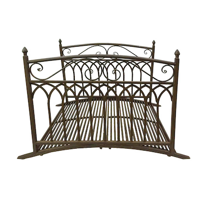 Artikelbild 4 für Garden Pleasure Teichbrücke YASUR Metall dunkelbraun gebogen 136,0 x 91,0 cm, 1 St., Artikelnummer 285037