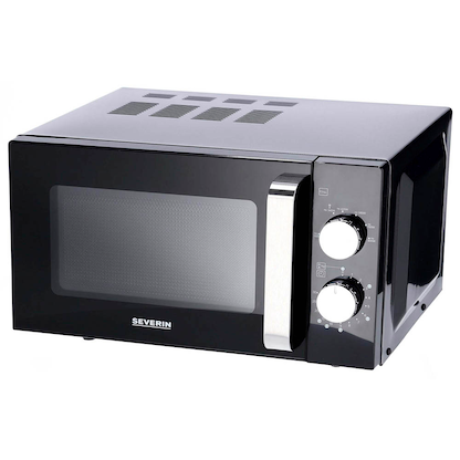Artikelbild 2 für SEVERIN MW 7761 Mikrowelle 800 W schwarz, edelstahl, Artikelnummer 351666
