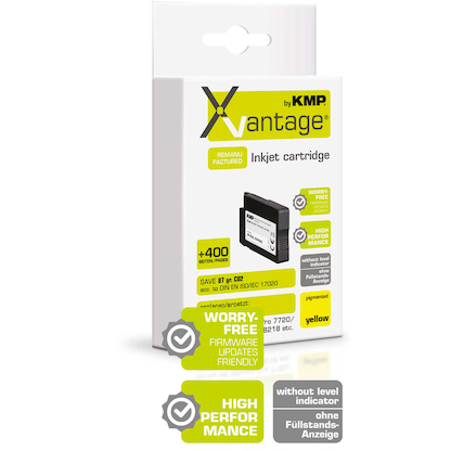 Artikelbild 3 für KMP XVantage® gelb pigmentiert Druckerpatrone kompatibel zu HP 953XL (F6U18AE), Artikelnummer 347858