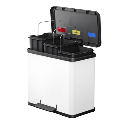 Artikelbild 2 für Hailo Öko trio Plus L Mülleimer 27,0 l weiß, 1 St., Artikelnummer 458437