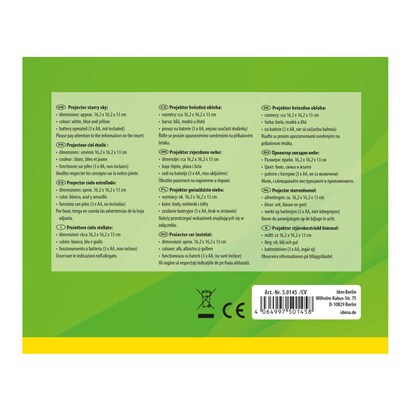 Artikelbild 10 für Idena Sternenhimmel LED Nachtlicht schwarz, 1 St., Artikelnummer 628014