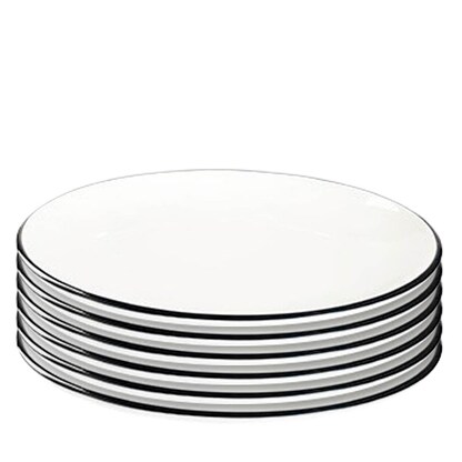 Artikelbild für ID Fine Teller Modest Black Lona weiß Ø 28,5 cm, 6 St., Artikelnummer 634356