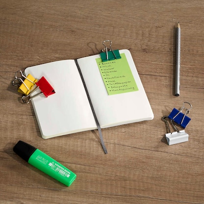 Artikelbild 2 für Gowi Foldbackklammern farbsortiert 3,2 cm, 12 St., Artikelnummer 721518