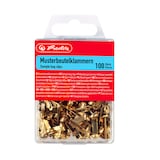 Artikelbild 1 für herlitz Musterbeutelklammern Rundkopf, 100 St., Artikelnummer 801948