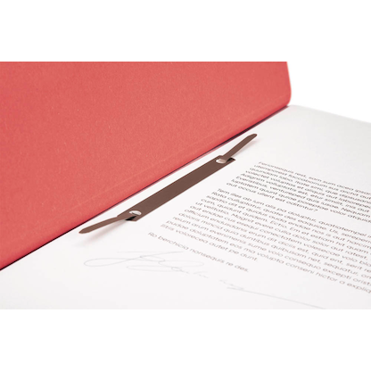 Artikelbild 4 für FALKEN Ösenhefter Karton rot DIN A4, halber Deckel, 50 St., Artikelnummer 949974